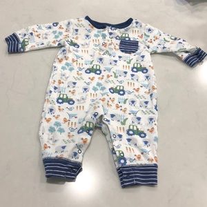 Tractor Truck Onesie